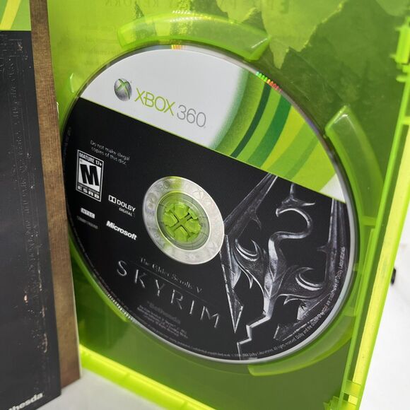 The Elder Scrolls V: Skyrim (Microsoft Xbox 360, 2011) Complete With Map Tested - Picture 3 of 8